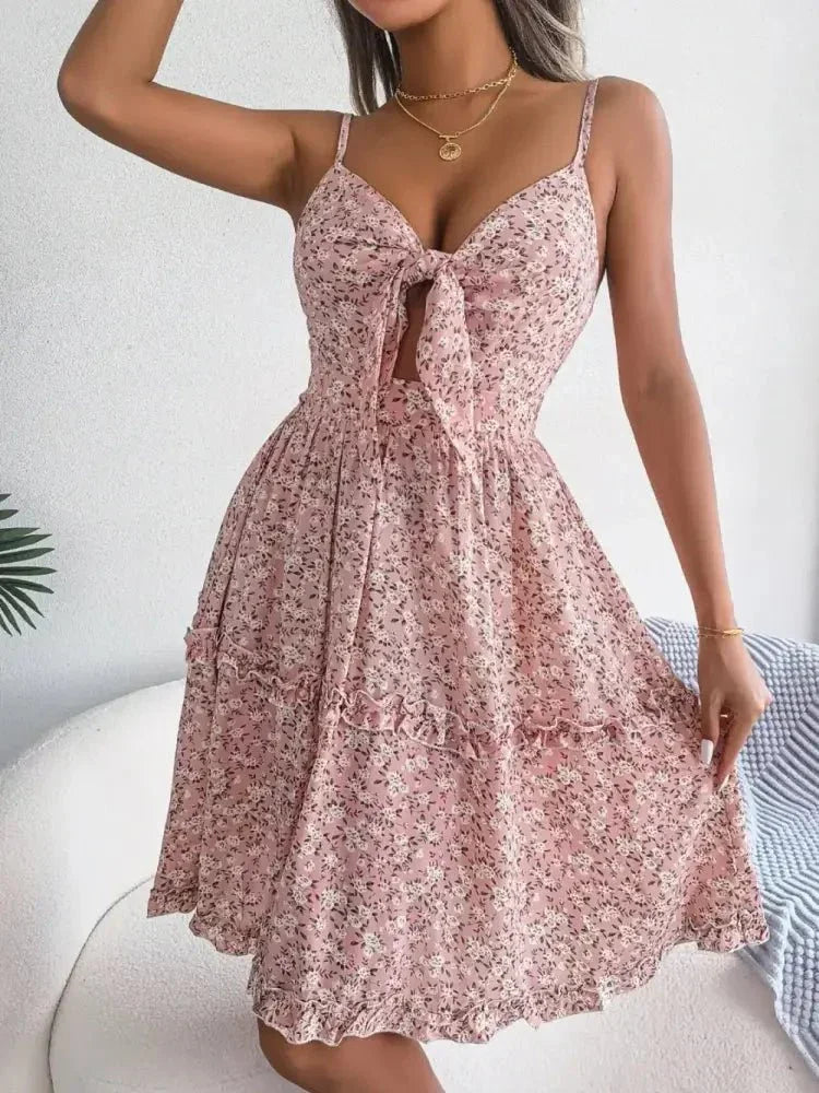 Frill Ditsy Floral Spaghetti Strap Mini Dress - Update AvenueEffortless Elegance: DressesTrendsi1001006634418511001006634418516ebd5009 - c82d - 4be4 - bb85 - 11a17407e18e - MaxBlush Pink