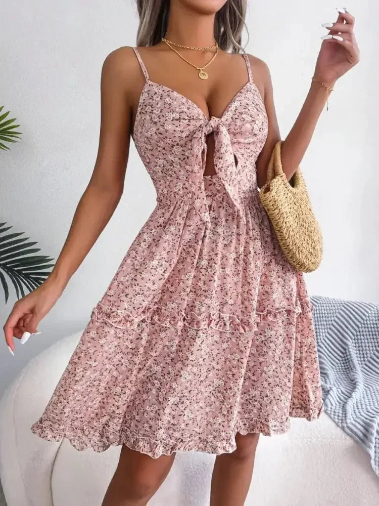Frill Ditsy Floral Spaghetti Strap Mini Dress - Update AvenueEffortless Elegance: DressesTrendsi10010066344185110010066344185146eff807 - 4d22 - 44ee - b3e1 - 7d9ff57cbaf6 - MaxBlush Pink