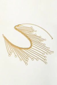 Fringe Chain Alloy Belt