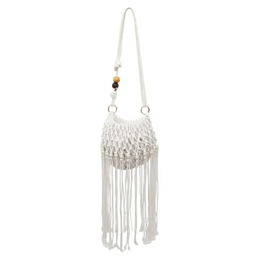 Fringe Net Shoulder Bag