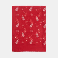Fringe Snowman Polyester Scarf - Update AvenueTrendsi100500139791296100500139791296Fringe Snowman Polyester ScarfRed