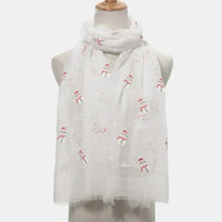 Fringe Snowman Polyester Scarf - Update AvenueTrendsi100500139793548100500139793548Fringe Snowman Polyester ScarfWhite