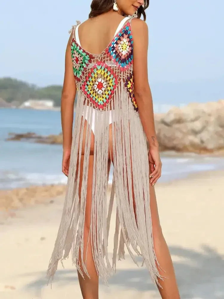 Fringe Spaghetti Strap Cover - Up - Update AvenueTrendsi1001005921670641001005921670644be25e36 - ea9f - 489d - bb8c - ecbb341f1892 - MaxGray
