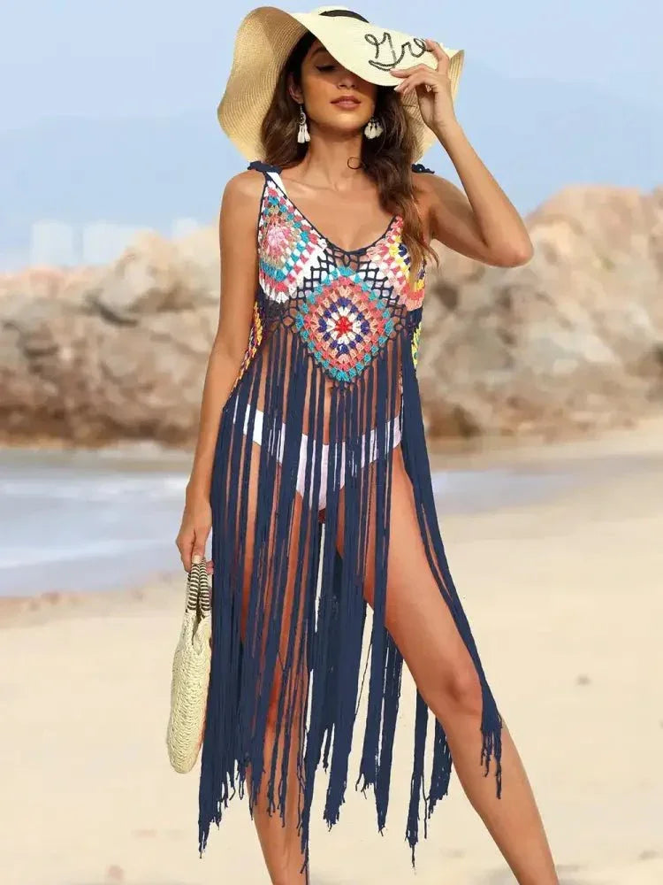 Fringe Spaghetti Strap Cover - Up - Update AvenueTrendsi10010059216890310010059216890368e00b19 - 676d - 4a0a - a897 - 20f3746d3229 - MaxNavy
