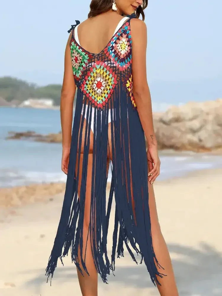 Fringe Spaghetti Strap Cover - Up - Update AvenueTrendsi100100592168903100100592168903bf2c360f - 4988 - 406c - 8344 - 32ee8a7aa715 - MaxNavy