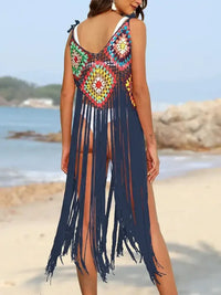 Fringe Spaghetti Strap Cover - Up - Update AvenueTrendsi100100592168903100100592168903bf2c360f - 4988 - 406c - 8344 - 32ee8a7aa715 - MaxNavy