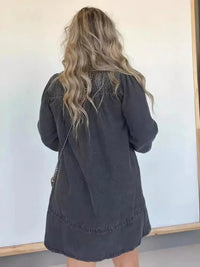 Full Size Button Front Long Sleeve Denim Dress Plus Size - Update AvenueDenim Dresses & SkirtsTrendsi10010065051784310010065051784352ac59d3a7fe4cc38c5783d9e489b2fb - Max - OriginWashed Black
