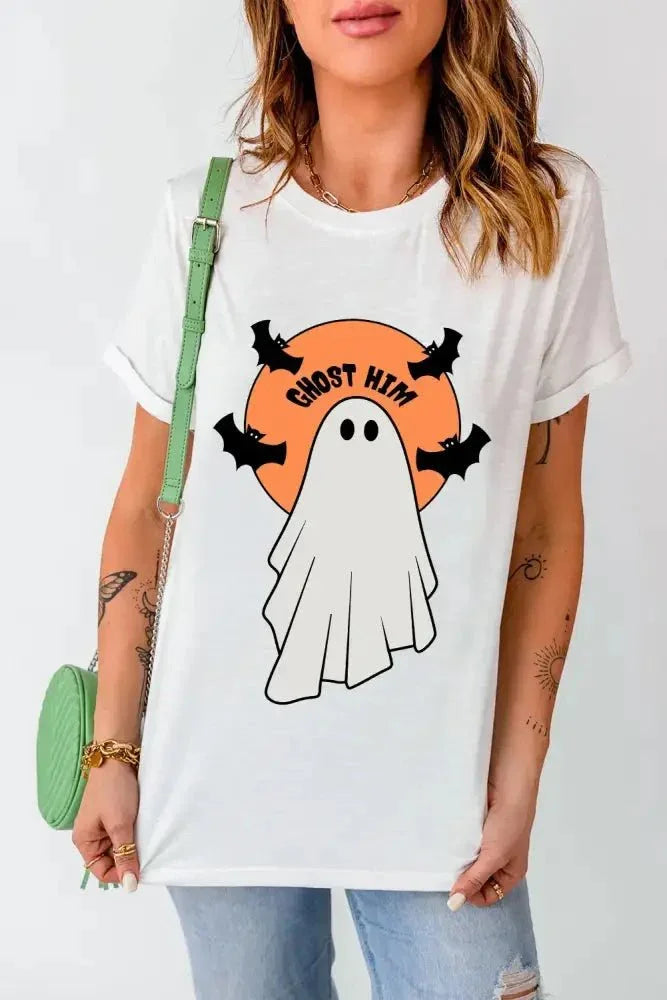Full Size Ghost Round Neck Short Sleeve T-Shirt - Update AvenueHalloweenTrendsi1001000887414111001000887414114d1f055e - ca29 - 4b2a - a549 - 631fc13c302d - MaxWhite