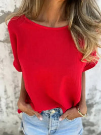 Full Size Loose Fit Short Sleeve T-Shirt Plus Size - Update AvenueT-ShirtsTrendsi100100447341706100100447341706c6ab4a3d - fd72 - 4ef7 - b34c - 4cb3d5054e67 - Max - OriginRed