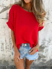 Full Size Loose Fit Short Sleeve T-Shirt Plus Size - Update AvenueT-ShirtsTrendsi1001004473417061001004473417062f5cdc30 - ad64 - 4d27 - b39d - 6633cd0897e3 - Max - OriginRed