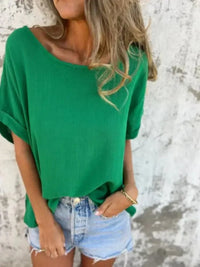 Full Size Loose Fit Short Sleeve T-Shirt Plus Size - Update AvenueT-ShirtsTrendsi10010044734752110010044734752124c663aa - 2732 - 413f - b41b - 8ceac446107b - Max - OriginGreen