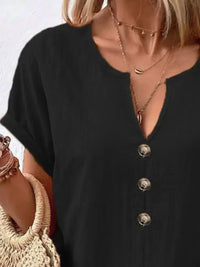 Full Size Notched Short Sleeve Top Plus Size - Update AvenueT-ShirtsTrendsi100100892591421100100892591421b48e2c6f - 7857 - 4595 - b1c8 - d65e99fce0ab - Max - OriginBlack