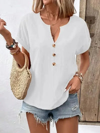 Full Size Notched Short Sleeve Top Plus Size - Update AvenueT-ShirtsTrendsi1001008925975541001008925975546769e88a - ed13 - 4954 - abde - a24f2211fa0e - Max - OriginWhite