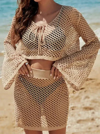 Full Size Openwork Flare Sleeve Top and Skirt Cover Up Set - Update AvenueTrendsi100100510023563100100510023563cce285f0 - 4389 - 44f6 - aaaa - 5349f3d263b5 - MaxTan