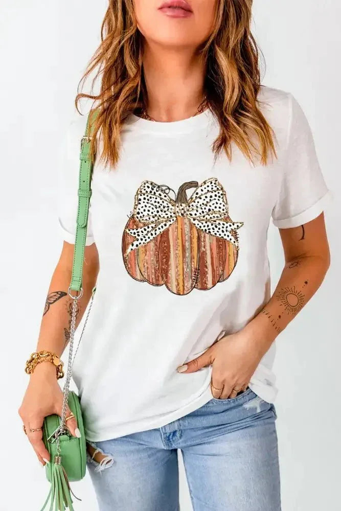 Full Size Pumpkin Round Neck Short Sleeve T-Shirt - Update AvenueHalloweenTrendsi100100348001398100100348001398f6ce31f8 - fc49 - 444a - 83ed - d49f88454fd9 - MaxWhite