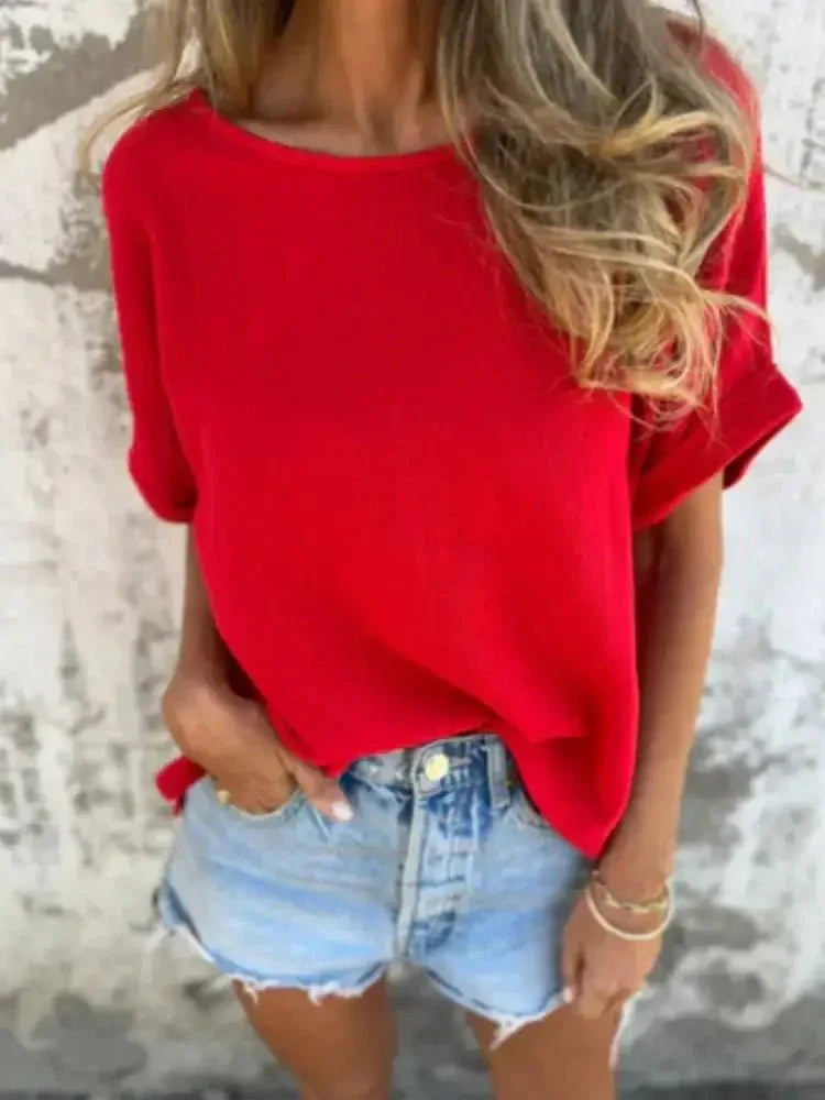 Full Size Round Neck Short Sleeve T-Shirt Plus Size - Update AvenueT-ShirtsTrendsi10010045698158010010045698158013cb3e95 - 4393 - 4f76 - 8da6 - 12db5d25cdda - Max - OriginRed