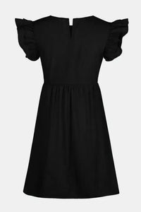 Full Size Ruffled Round Neck Cap Sleeve Denim Dress - Update AvenueDenim Dresses & SkirtsTrendsi1001000269930781001000269930784b62b891 - a924 - 4c89 - ac5e - cf425632a15b - MaxBlack