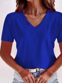 Full Size Solid V - Neck Short Sleeve T-Shirt Plus Size - Update AvenueT-ShirtsTrendsi100100779749156100100779749156be804899 - d18d - 4491 - a9b7 - fe4cd2a6bdb5 - Max - OriginRoyal Blue