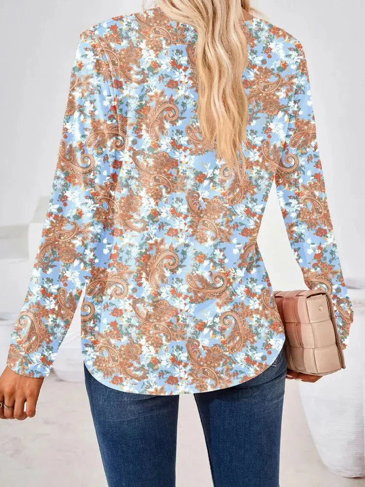 Full Size Square Neck Long Sleeve Blouse - Update AvenueTrendsi1001015201048941001015201048946d6b5f6961384c3eaa74661d6b7746c6 - MaxMocha