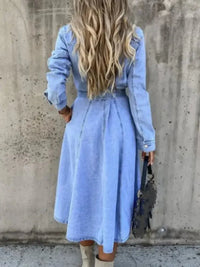 Full Size Tie Waist Button Front Denim Shirt Dress Plus Size - Update AvenueDenim Dresses & SkirtsTrendsi100100272790529100100272790529182969da - 8e03 - 4ce2 - ab85 - 4e64588d7b94 - Max - OriginBlue