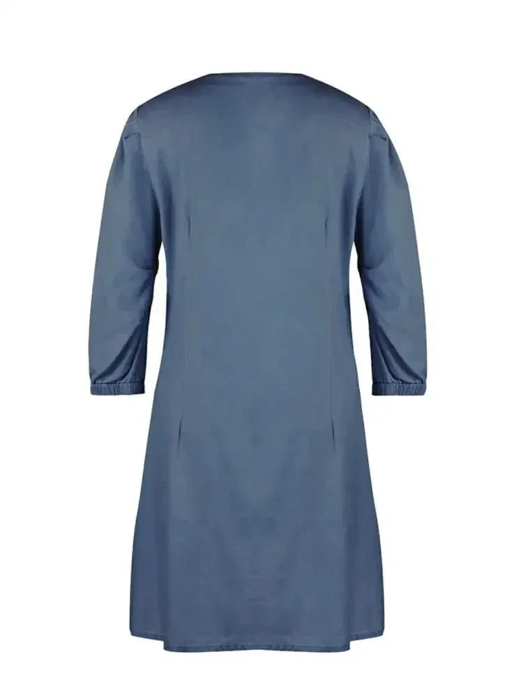 Full Size V - Neck Half Sleeve Dress - Update AvenueDenim Dresses & SkirtsTrendsi100100637158951100100637158951decdbd79 - 8d21 - 40d2 - 97f0 - 8fc32a4ac9e4 - MaxMedium