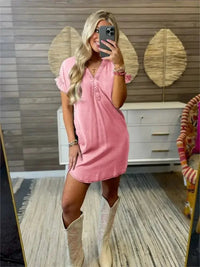 Full Size V - Neck Short Sleeve Denim Dress Plus Size - Update AvenueDenim Dresses & SkirtsTrendsi10010042948357910010042948357909485c8f74a442cea1a26ad5cbca3e0e - Max - OriginPink