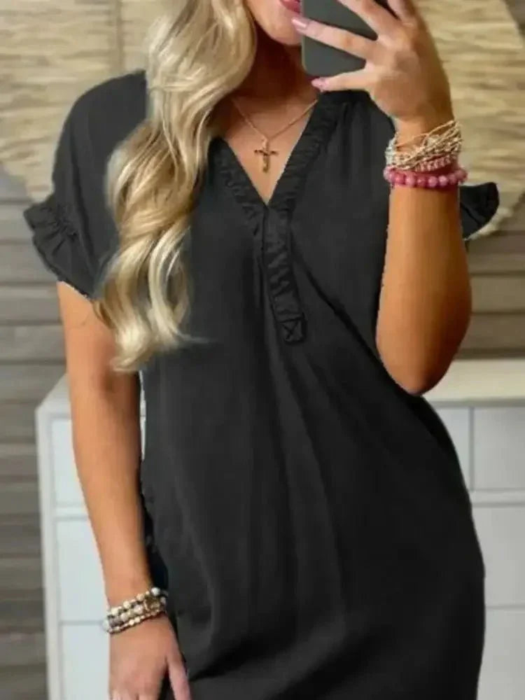 Full Size V - Neck Short Sleeve Denim Dress Plus Size - Update AvenueDenim Dresses & SkirtsTrendsi10010042948931710010042948931736cbe1c8 - 381c - 43db - 976b - 45d8610967f1 - Max - OriginBlack