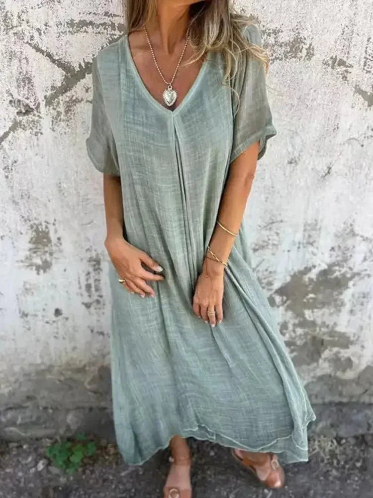 Full Size V - Neck Short Sleeve Midi Dress Plus Size - Update AvenueEffortless Elegance: DressesTrendsi1001008056831361001008056831361553d6e0 - 93bc - 4f96 - a190 - 55be3114aaf2 - MaxAir Force Blue