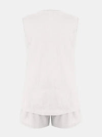 Full Size Waffle - Knit Notched Top and Shorts Set - Update AvenueVacation StyleTrendsi100100992030203100100992030203f7eb98db - 6c71 - 4f48 - ad92 - 0c300379e423 - MaxWhite