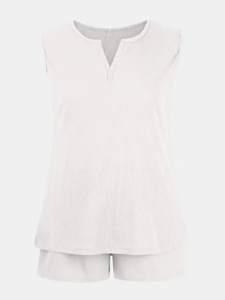 Full Size Waffle - Knit Notched Top and Shorts Set - Update AvenueVacation StyleTrendsi10010099203020310010099203020387a08446 - 55a5 - 4347 - 95e3 - 2f561fef6f3d - MaxWhite