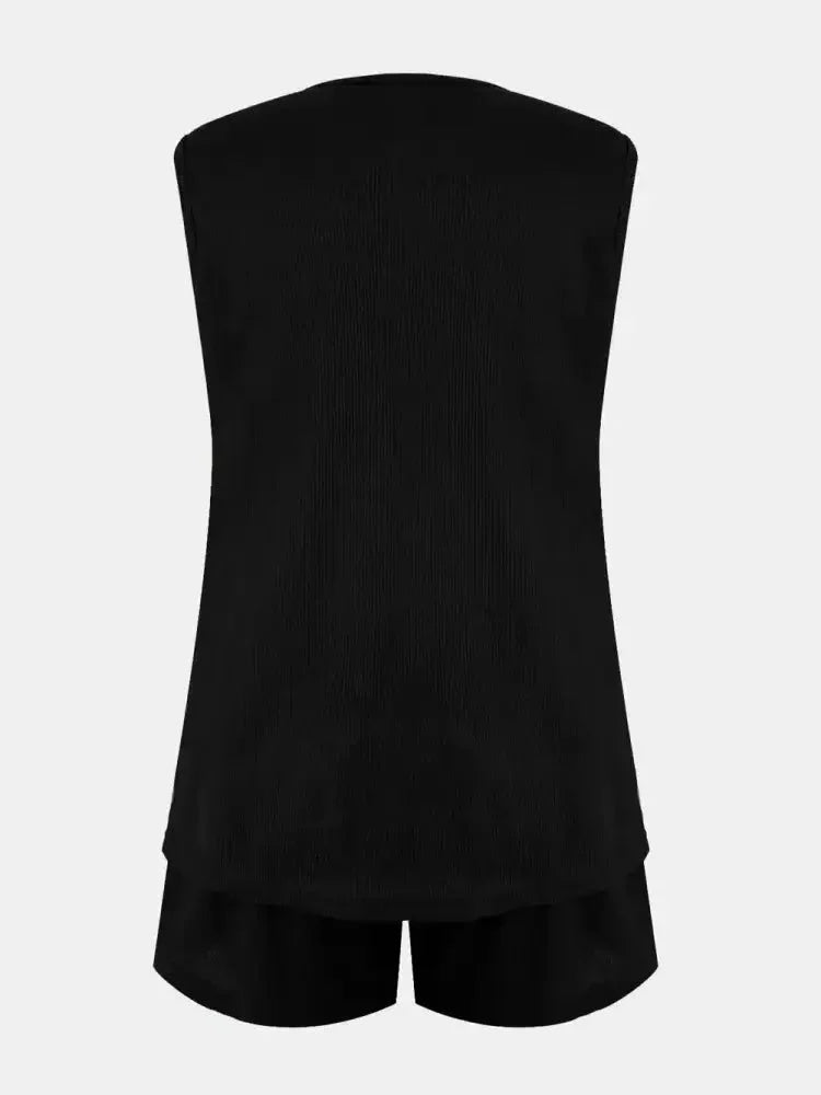 Full Size Waffle - Knit Notched Top and Shorts Set - Update AvenueVacation StyleTrendsi100100992030267100100992030267ff2a9fb2 - b47f - 47bd - 87c7 - af33de021f4c - MaxBlack