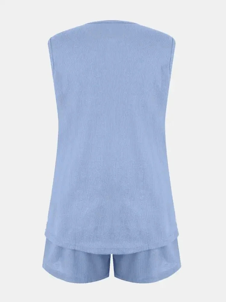 Full Size Waffle - Knit Notched Top and Shorts Set - Update AvenueVacation StyleTrendsi100100992035633100100992035633463d6c04 - c35e - 4a6f - ba85 - 5dfd587a2248 - MaxLight Blue