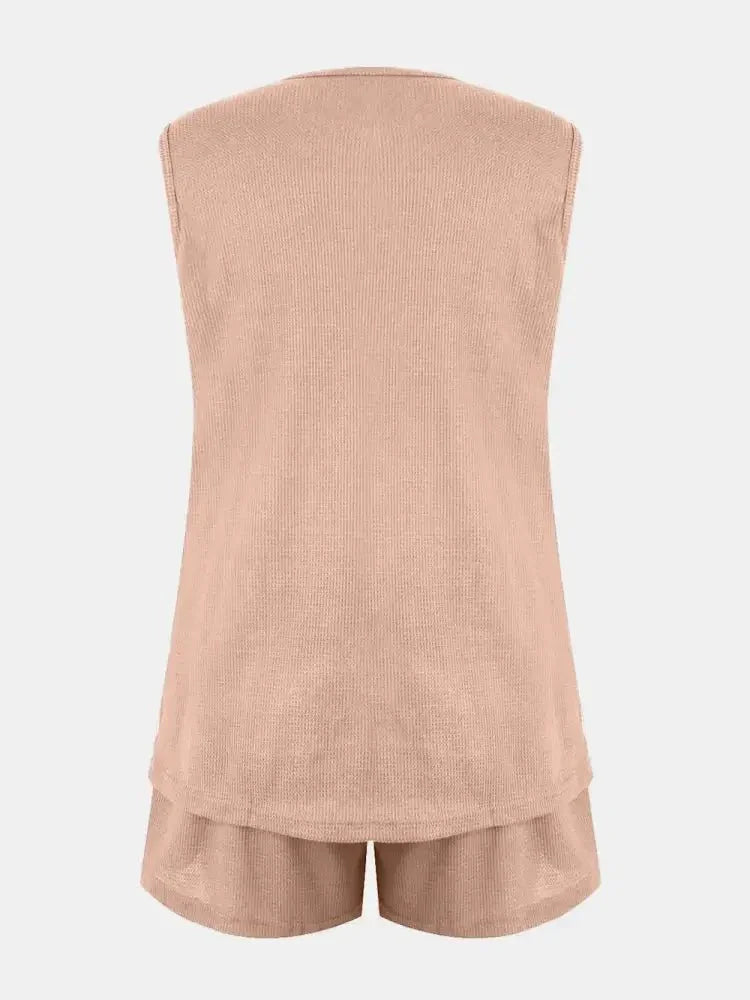 Full Size Waffle - Knit Notched Top and Shorts Set - Update AvenueVacation StyleTrendsi100100992036097100100992036097a3697b9d - 915d - 4ba2 - b9ea - 76cd69aa9f37 - MaxTan