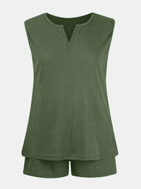 Full Size Waffle - Knit Notched Top and Shorts Set - Update AvenueVacation StyleTrendsi1001009920372781001009920372785cbb7cda - f62b - 4dea - ac26 - 718631588e68 - MaxArmy Green