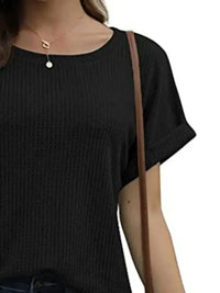Full Size Waffle Knit Relaxed Fit T-Shirt Plus Size - Update AvenueT-ShirtsTrendsi100100743137070100100743137070f60d2490 - 2767 - 4916 - a812 - 841ea1ae2dd9 - Max - OriginBlack