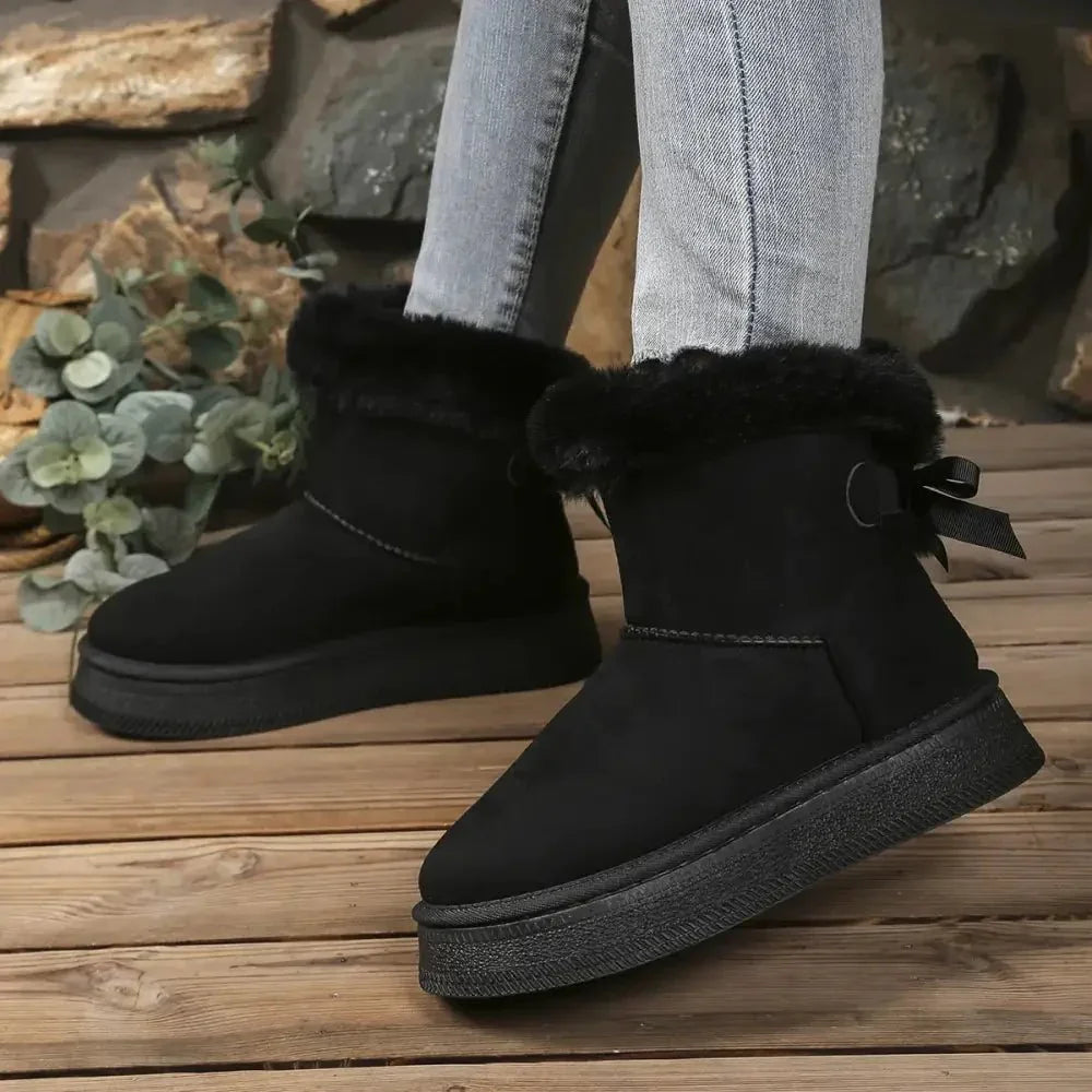 Fur - Lined Winter Ankle Boots - Update AvenueTrendsi100600747207219100600747207219Fur - Lined Winter Ankle BootsBlack