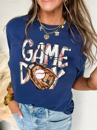 GAME DAY Graphic Short Sleeve T Shirt - Update AvenueT-ShirtsTrendsi10010038087453710010038087453782d79521732d4a6d93ecb8354088ddf4 - Max - OriginBlue