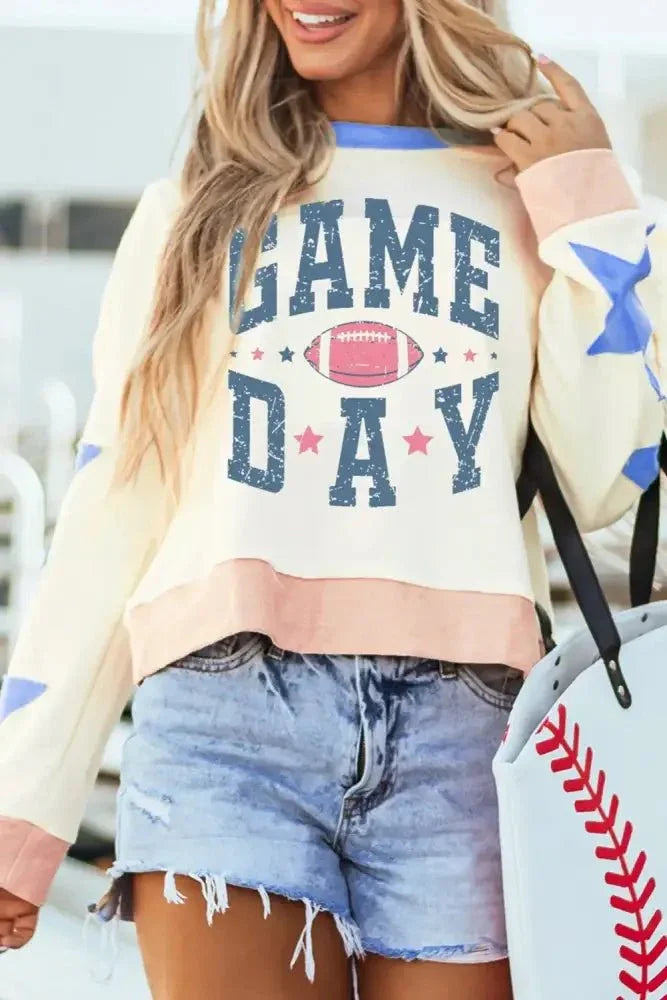 GAME DAY Star Patch Round Neck Long Sleeve Sweatshirt - Update AvenueHonor the Stars and StripesTrendsi100100212711131100100212711131124c7b88 - b277 - 42e5 - a0cd - 35c0172d1627 - MaxIvory