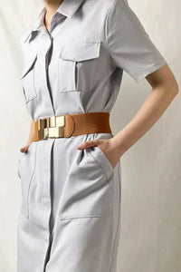 Geometric Buckle Elastic Wide Belt - Update AvenueTrendsi100100162067361100100162067361Geometric Buckle Elastic Wide BeltWhite