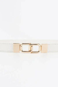 Geometric Double Buckle Elastic Belt
