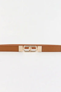 Geometric Double Buckle Elastic Belt