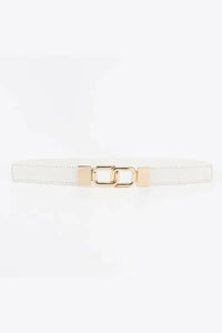 Geometric Double Buckle Elastic Belt