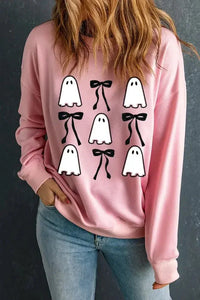 Ghost & Bow Round Neck Long Sleeve Sweatshirt - Update AvenueHalloweenTrendsi100100014291405100100014291405e30eaf6f - 36b4 - 4aea - 90c5 - 07cc566fcd68 - MaxBlush Pink