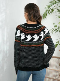 Ghost Button Up Long Sleeve Cardigan - Update AvenueHalloweenTrendsi10010086586245910010086586245950fc7c1279f14ce18659e0c8d2cd4d6a - MaxBlack