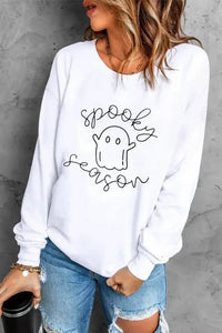 Ghost Graphic Long Sleeve Dropped Shoulder Sweatshirt - Update AvenueHalloweenTrendsi10010067450129610010067450129649bcccd7 - d586 - 4073 - 8cc2 - 4030ed45aaa5 - MaxWhite