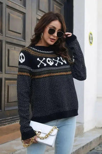 Ghost Pattern Round Neck Long Sleeve Sweater - Update AvenueHalloweenTrendsi1001001269158551001001269158552c44ceeccaae4017af47b4ccfb916282 - MaxSkull