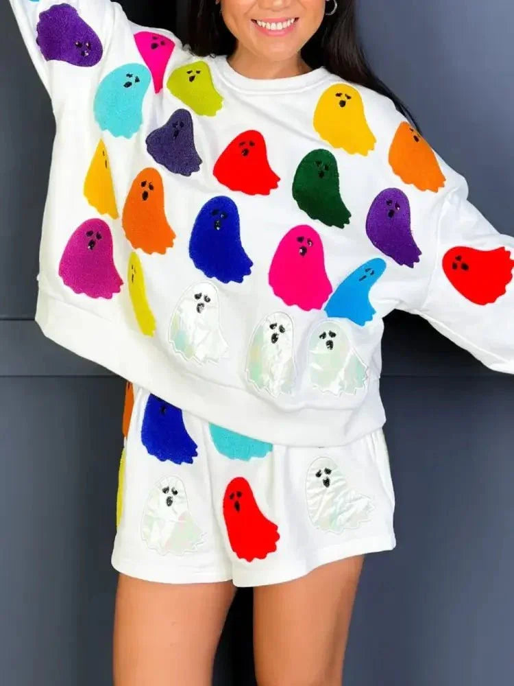 Ghost Printed Round Neck Long Sleeve Top and Shorts Set - Update AvenueHalloweenTrendsi100100186138121100100186138121d552ed2a - db15 - 4cbf - bff5 - 2f775f06f110 - MaxWhite