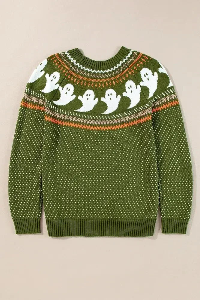 Ghost Round Neck Long Sleeve Sweater - Update AvenueHalloweenTrendsi1001001006518071001001006518079f302cf6 - 216f - 45c2 - ad9d - 79abafd6b75c - MaxMoss