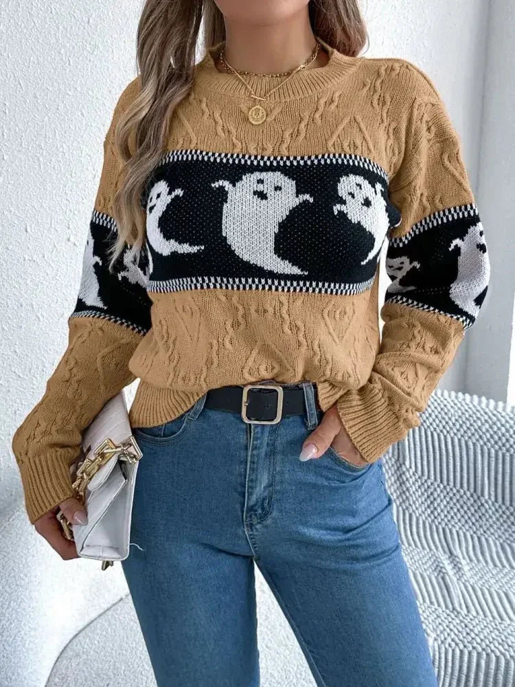 Ghost Round Neck Long Sleeve Sweater - Update AvenueHalloweenTrendsi100100824403054100100824403054f1ae6c19 - 746c - 490b - b7e1 - fbf0772a8f62 - MaxCamel