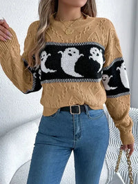 Ghost Round Neck Long Sleeve Sweater - Update AvenueHalloweenTrendsi1001008244030541001008244030546713d535 - 3a6e - 4c66 - 8096 - b3309dcda7bf - MaxCamel